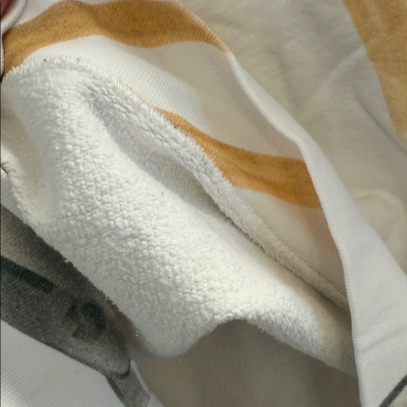 Supreme Shears Print Hoodie in White and Tan - Picture 12 of 13